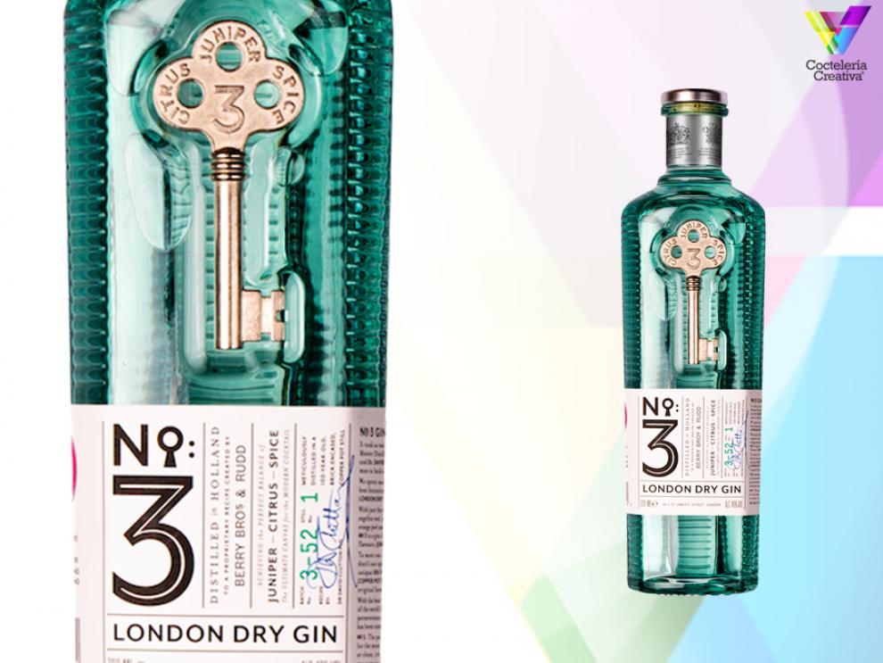 Nueva botella No3 London Dry Gin imagen nueva botella No3 London Dry Gin