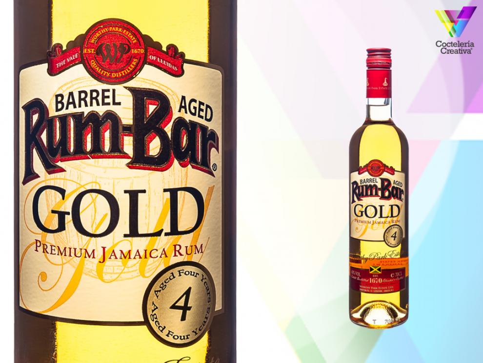 rumbar gold barrel aged premium jamaica rum imagen de la botella de rumbar gold barrel aged premium jamaica rum